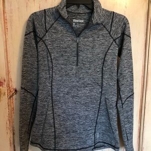Reebok Tight Fitting Sports 3/4 Zipper Jacket